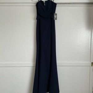 Vince Camuto Prom / wedding guest gown navy